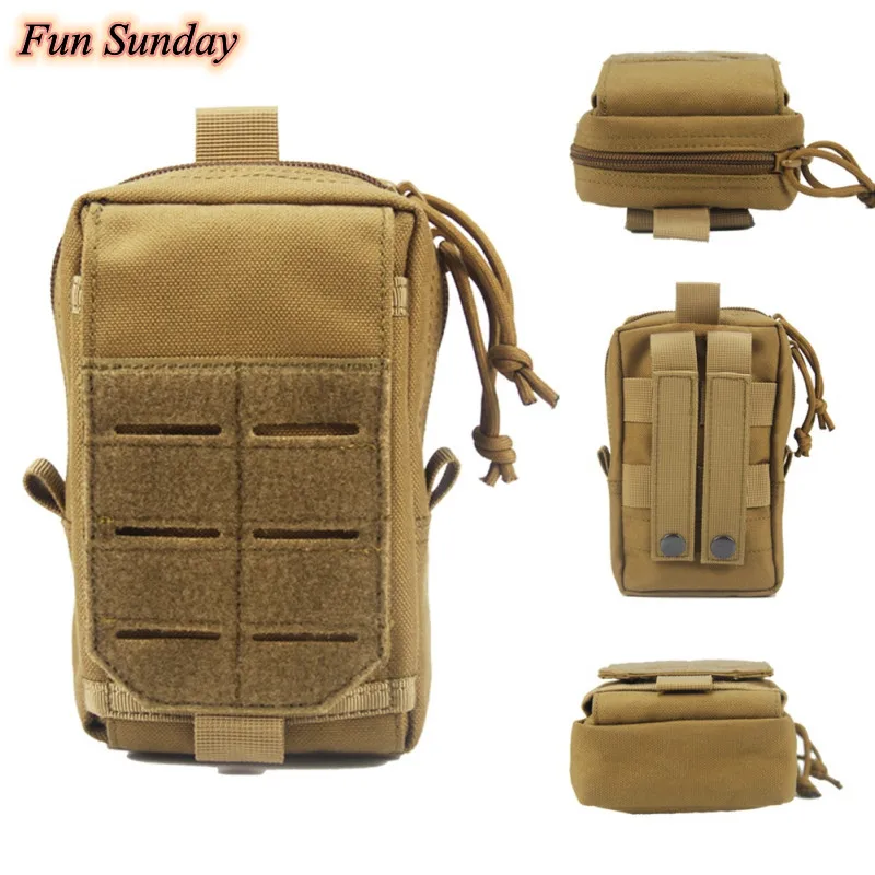 Outdoor Hunting Molle Edc Pouch Utility Gadget Belt Waist Bag Portable