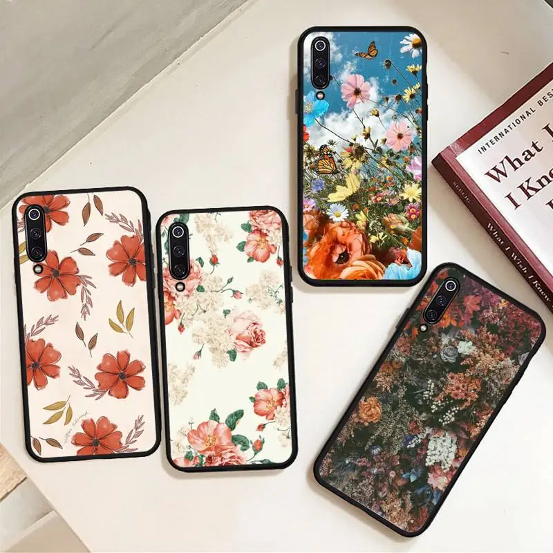 

Art classical flower Phone Case For Xiaomi Redmi 7 8 9t 6 9se k20 mi8 max3 lite 9 note 9s 10 pro