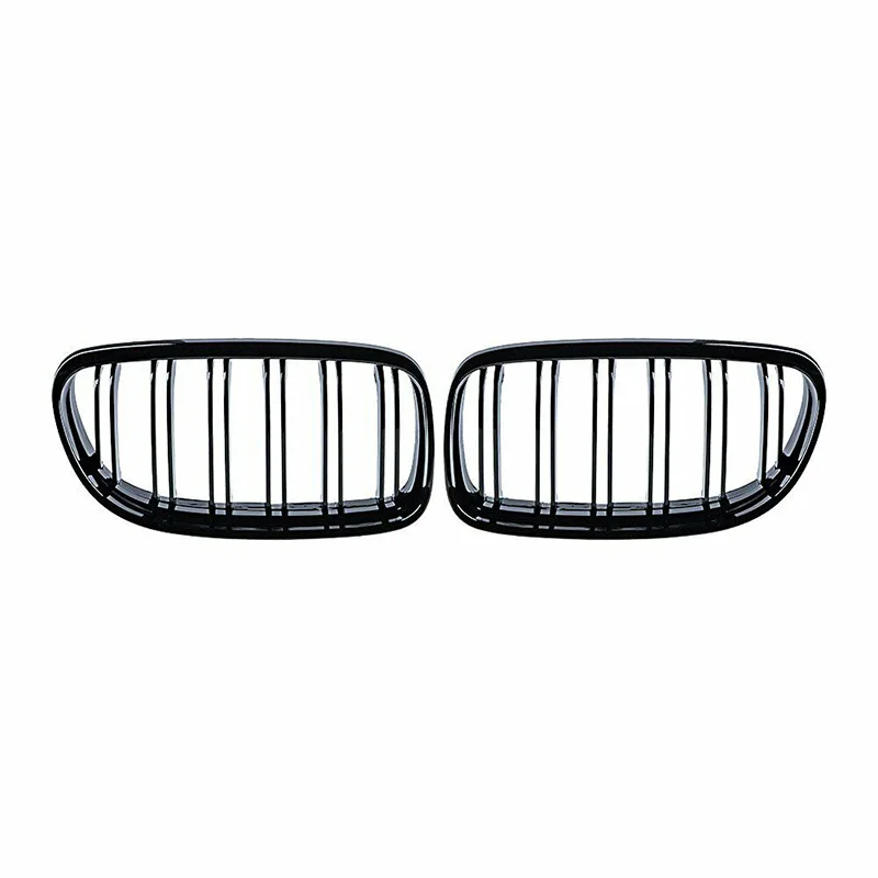 1 пара для 2008-2011 E90 3-ей серии E91 LCI 4DR передняя решетка черный глянец двойная линия