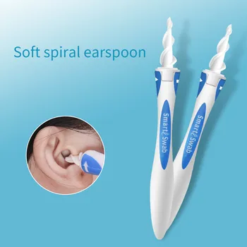 

Screw type earwax aspirator earwax aspirator ear cleaner rotary ear scoop ear silicone ear spoon