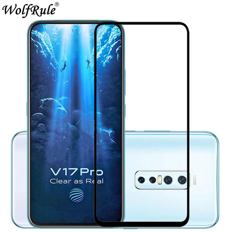 

2PCS Tempered Glass For Vivo V17 Pro Glass Tough Full Cover Glue Safety Screen Protector For Vivo V17 Pro Glass For Vivo V17 Pro