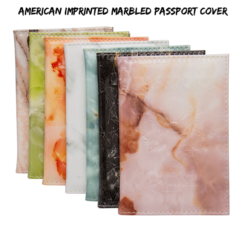 США Обложка для паспорта женские мужские американские паспортные держатели водонепроницаемые паспорта высокое качество паспорта ПУ кожа паспорта пакеты