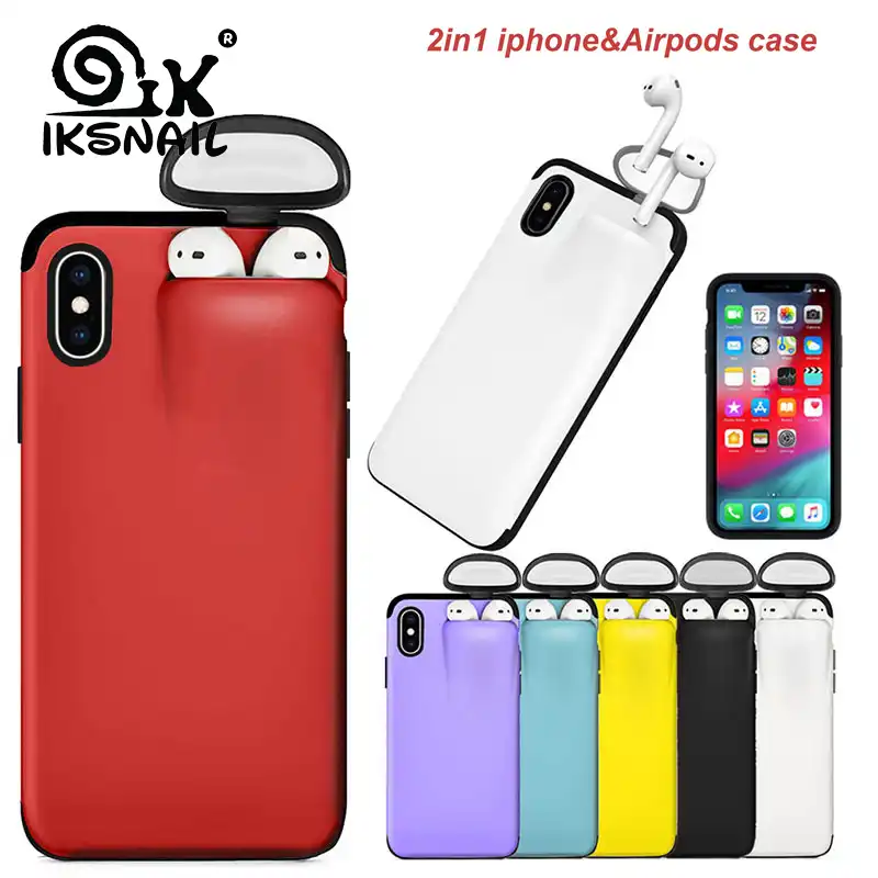 Iksnail For Iphone 11 Pro Case Max Case Xs Max Xr X 10 8 7 Plus Cover For Airpods Holder Hard Case New Design For Airpods Case Phone Case Covers Aliexpress