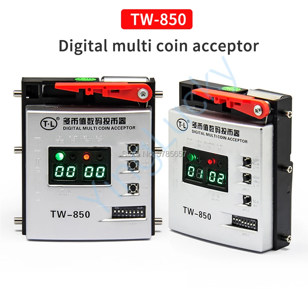 advanced multi channel load cell amplifier digital weighing transmitter for vending Digital Multi Coin Acceptor, Coin Selector, Coin Pusher, Coin Device, Arcade Game Vending Machine Parts, TW-850