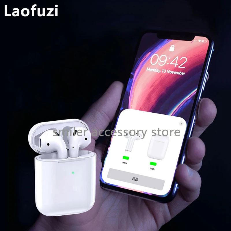 

TWS Bluetooth 5.0 Earphone 1:1 Copy Replica Clone of Air 2 Wireless Charging Earpiece Earbuds In Ear Detection Noise Cancelling
