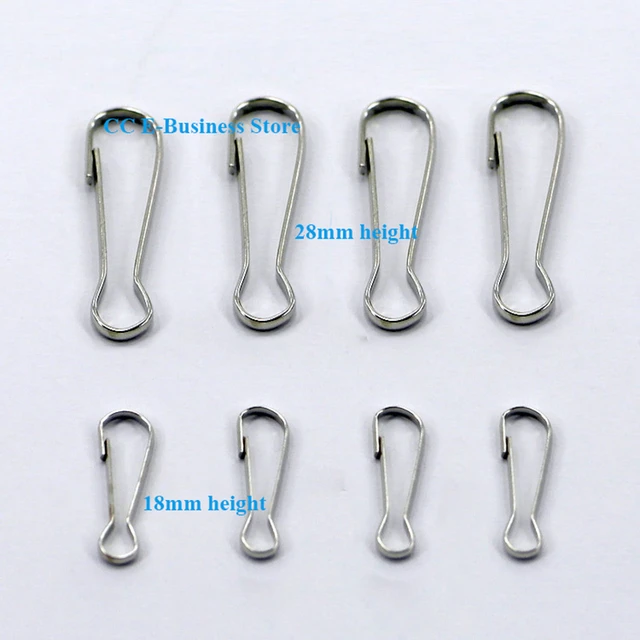 100pcs Chrome Pin Hook Metal Connector For Crystal Prism Bead