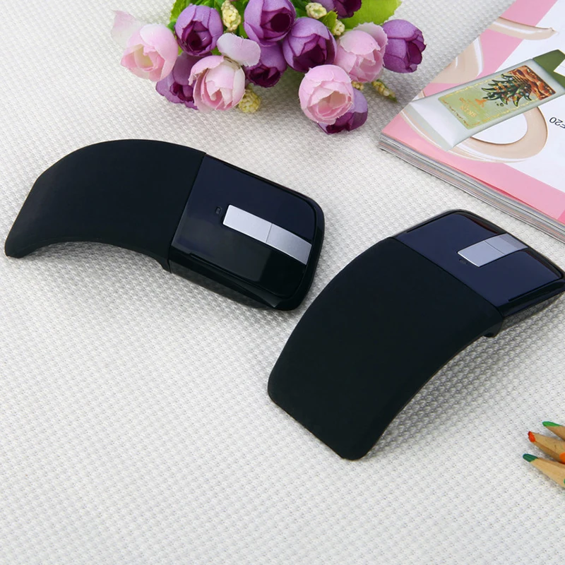 Классная Складная Bluetooth мышь 2,4G, беспроводная оптическая мышь 1000 dpi для microsoft Arc Touch 2 поколения, Bluetooth складная мышь