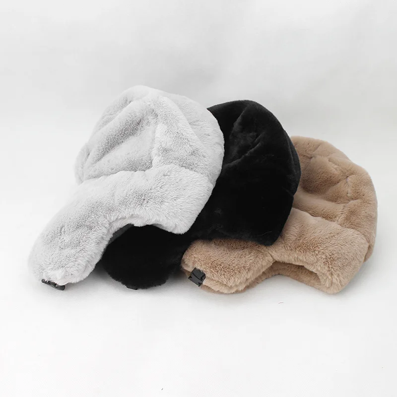 Мужская и женская шапка ушанка CAMOLAND теплая Русская Шапка из искусственного