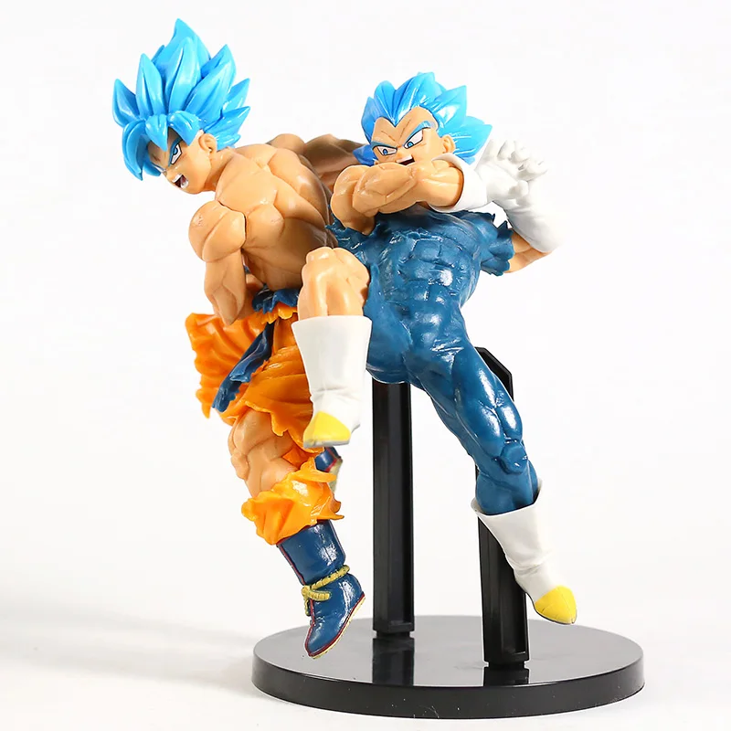 Dragon Ball супер фильм броли тег бойцов Гоку Вегета SSJ синие волосы ПВХ фигурка модель куклы игрушки