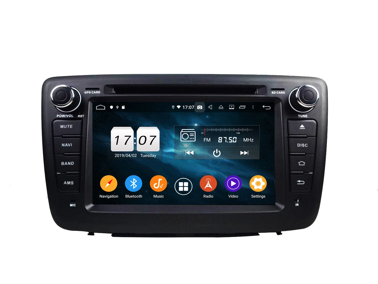 7" 2 Din 6 Core Android 9.0 For Suzuki Baleno 2016-2018 Car Radio 4+64GB Multimedia Player Audio Stereo PX6 DVD DSP | Автомобили и