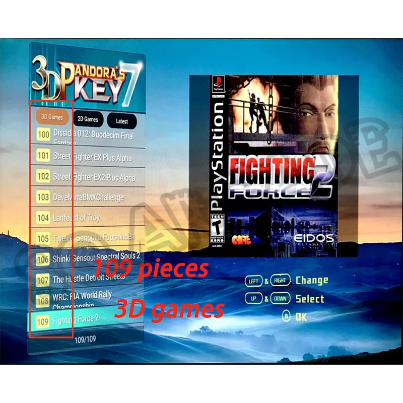 3D ключ 7 2362 в 1 аркадная игра 109 3D игры можно добавить игры HDMI VGA usb джойстик для ПК видео игры