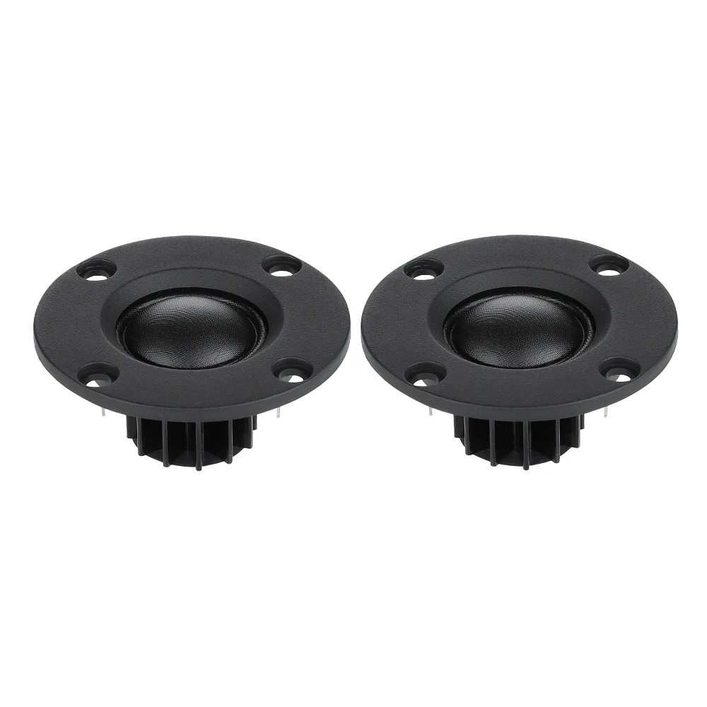 Portable Speaker Audio Speakers Tweeter Speaker 2Pcs 52MM 6 Ohm 30W Dome Silk Film ABS With Aluminum Radiator