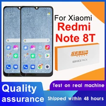 100% протестированный сменный ЖК-дисплей 6,3 дюйма для Xiaomi Redmi Note 8T, сенсорный экран с дигитайзером в сборе для Redmi Note 8T, дисплей