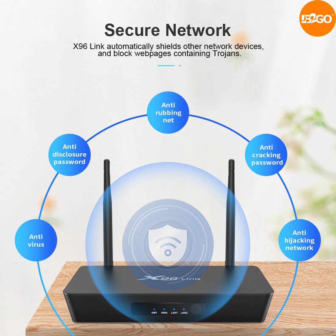 B2GO 4K HD IPTV, Amlogic S905w 2 Гб 16 Гб X96 link Android tv Box