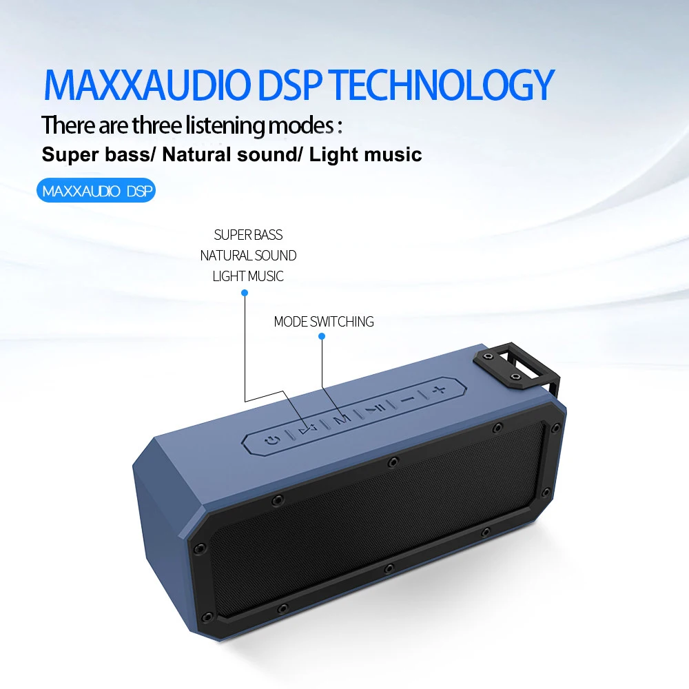 Водонепроницаемый NFC динамик TWS Bluetooth 4,2 40 Вт HiFi динамик Поддержка TF карты воспроизведения музыки тип-c Быстрая зарядка с микрофоном