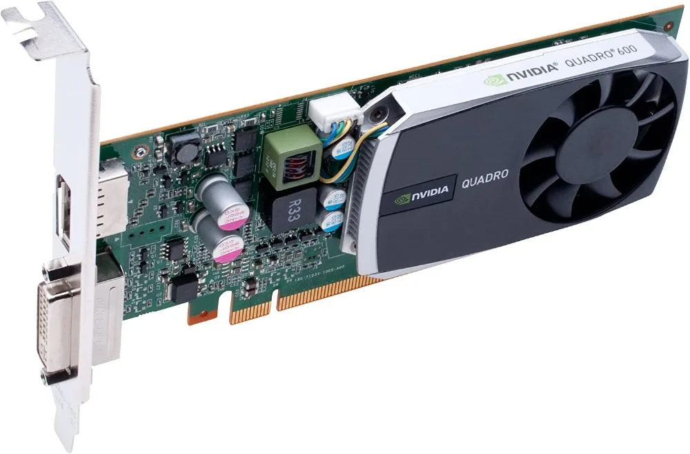 good video card for gaming pc Used, Quadro 600  1GB DDR3 PCI Express Gen 2 x16 DVI-I DL and DisplayPort OpenGL, DirectX, CUDA, and OpenCL Professional latest gpu for pc