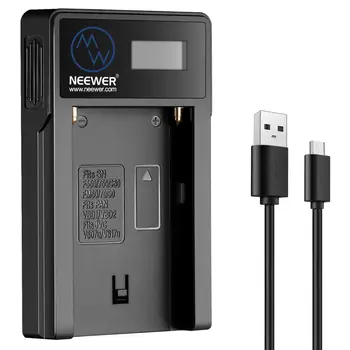 

Neewer Micro USB Battery Charger for Sony NP-FM50/FM70/FM90,QM71D,91D, NP-F500H