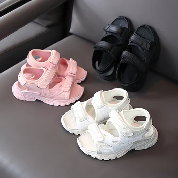 

Children summer shoes Kids Sandals For Boy Beach Shoes Breathable Leakage Toe Casual Boys Sandals Non-slip SX487