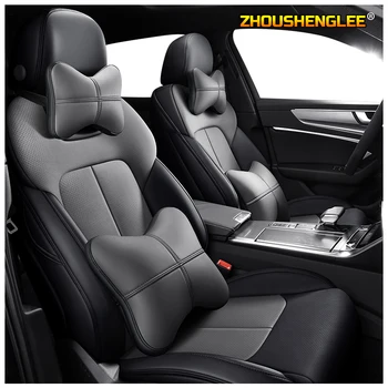 

ZHOUSHENGLEE Custom leather car seat cover For BMW 1 Series E81 E82 E87 E88 F20 F21 F52 F40 2 Series F22 F23 F44 F45 F46 seat ca