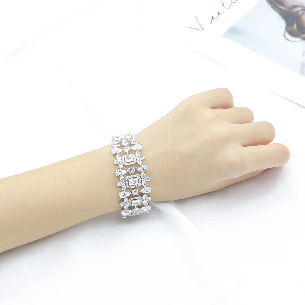 Русская Невеста свадьба готический браслет роскошный большой высокого качества