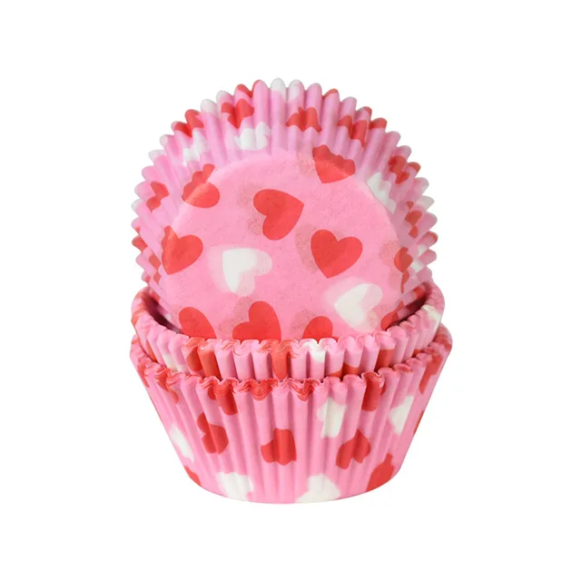 100pcs/set Muffin Liners Cupcake Paper Cups Cake Forms Baking Box Case Cake Mold Decorating Tool Wedding Birthday Party Supplies C02