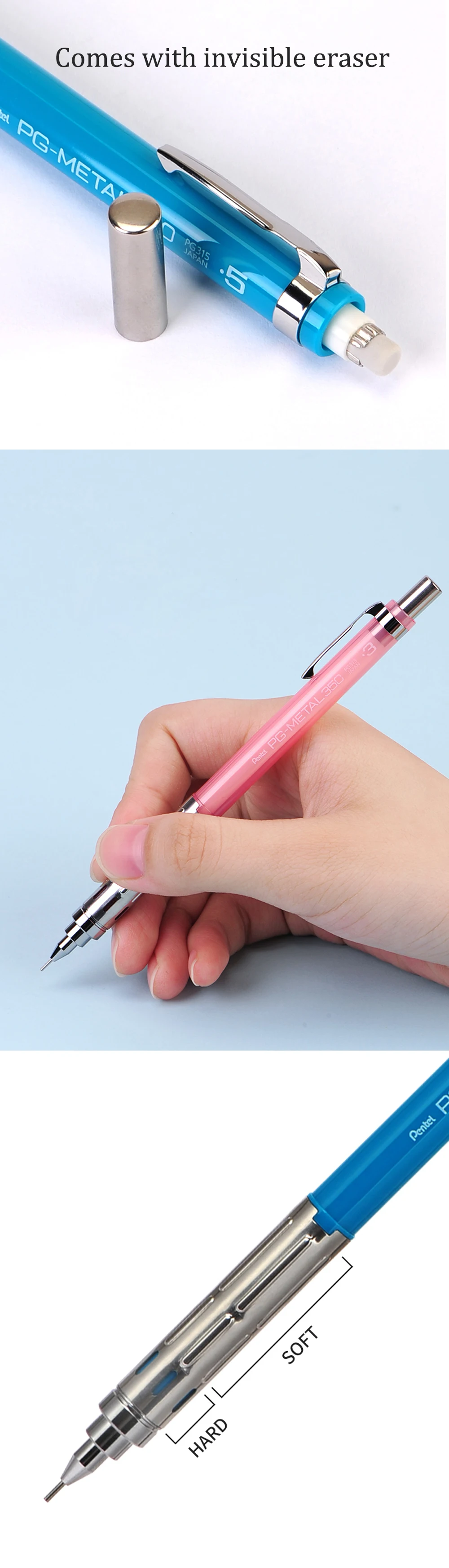 profissional pencil lápis 0.3 0.5 0.7 desenho escrita