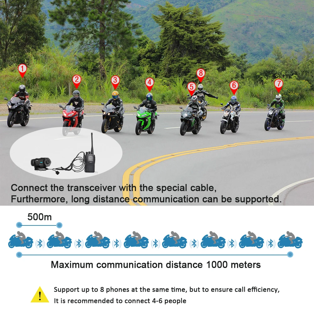 2PCS Fodsports FX8 Motorrad Helm Gruppe Intercom Drahtlose Bluetooth Headset Wasserdichte Sprech Intercomunicador Moto FM 2PCS Fodsports FX8 Motorrad Helm Gruppe Intercom Drahtlose Bluetooth Headset Wasserdichte Sprech Intercomunicador Moto FM