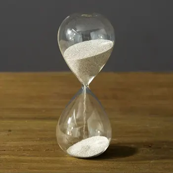 

5 minutes Hand-blown Timer Clock Magnetic Glass Sandglass Ampulheta Crafts Sand Clock Hourglass Timer