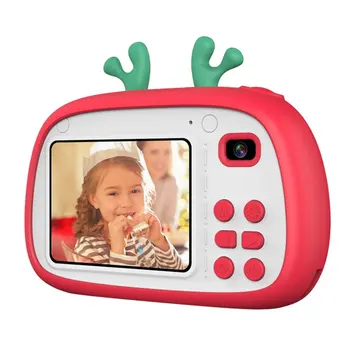 

Christmas Limited Edition Children Mini Camera Cute Cartoon Christmas Children Digital Camera For Christmas Gift For Kid