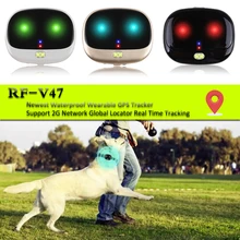 Pet Tracking Equipment RF-V47 GPS Tracker Two-way Voice Calls in Real Time Historical Route Playback Set Geofence to Find Pets