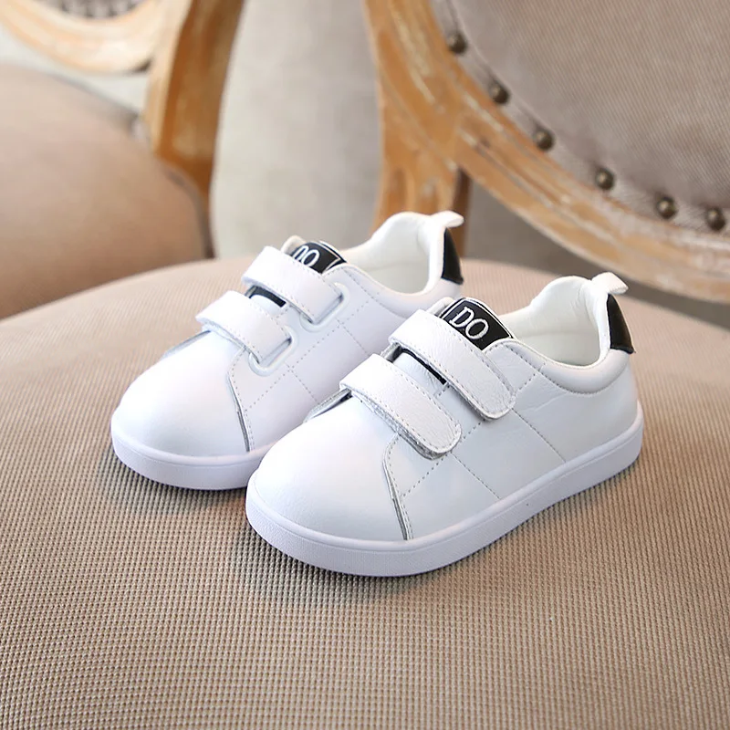 

Special Offer Seckilling Rebate Does Not Change Children Genuine Leather Shoes Men And Women Children Casual Shoes White