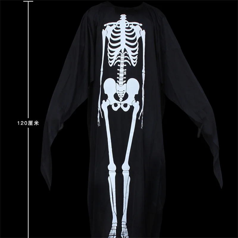 cosplay children's Halloween horror costume costume party adult skeleton clothing skull thriller skeleton ghost clothing