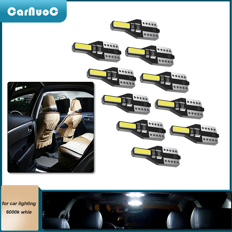 

10Pcs W5W T10 LED trunk light reading light For BMW e46 e39 e36 e90 e60 f30 e30 e34 f10 f20 e53 f20 e87 e91 e92