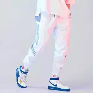 Хип-хоп летние штаны уличная Мужская Jogger длиной до щиколотки шаровары Мужская одежда танцевальные джоггеры брюки мужские брюки повседневные - Цвет: 1