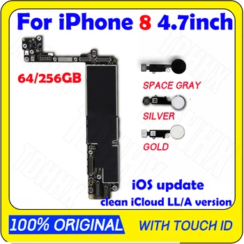 

64GB Motherboard For iPhone 8 256GB Unlocked iCloud Original Full Chip IOS System For iPhone 8 4.7 motherboard 4G LTE