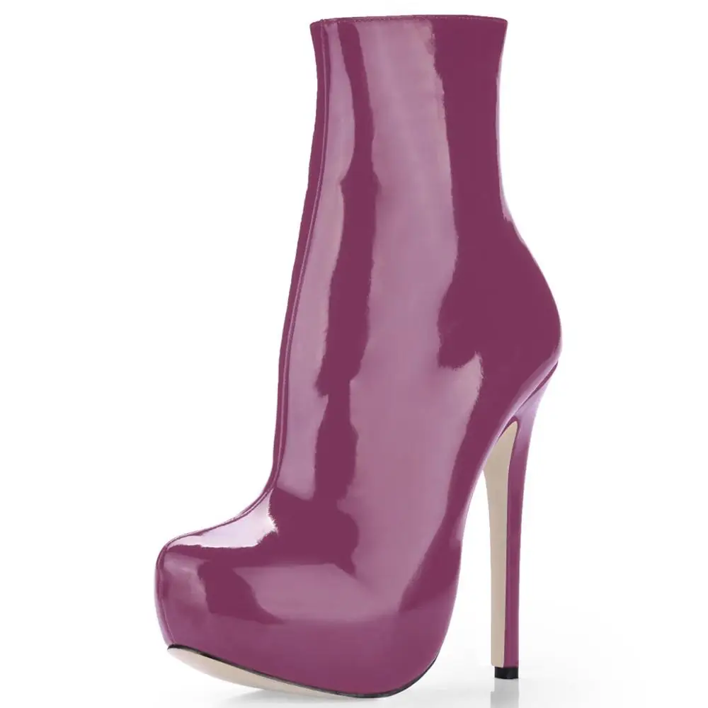 Сексуальные вечерние женские сапоги до середины икры на платформе и высоком