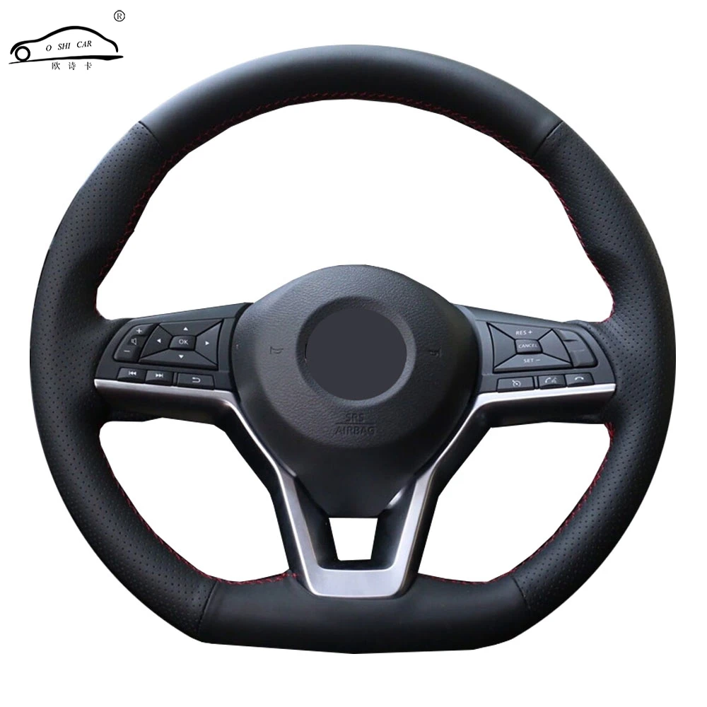 Чехол из натуральной кожи для Nissan X Trail 2017 2019 Qashqai 2018 Rogue/оплетка на руль рулевого