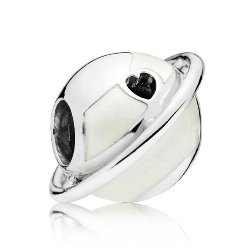 Cosmo Tommee Charm настоящие 925 пробы серебряные амулеты космонавта подходят к оригинальному браслету Diy Изготовление ювелирных изделий - Окраска металла: Посеребренный
