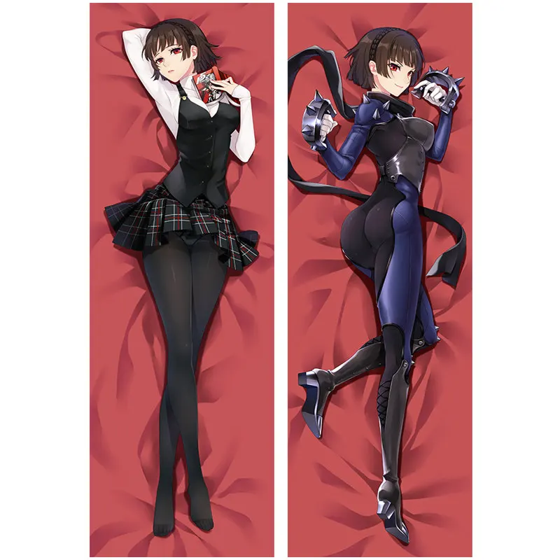 2WAY Аниме игра для psp Persona 5 наволочка P5 Dakimakura Чехол сексуальная девушка 3D двухстороннее постельное белье обнимающие наволочки для подушек P501A - Цвет: 2WAY