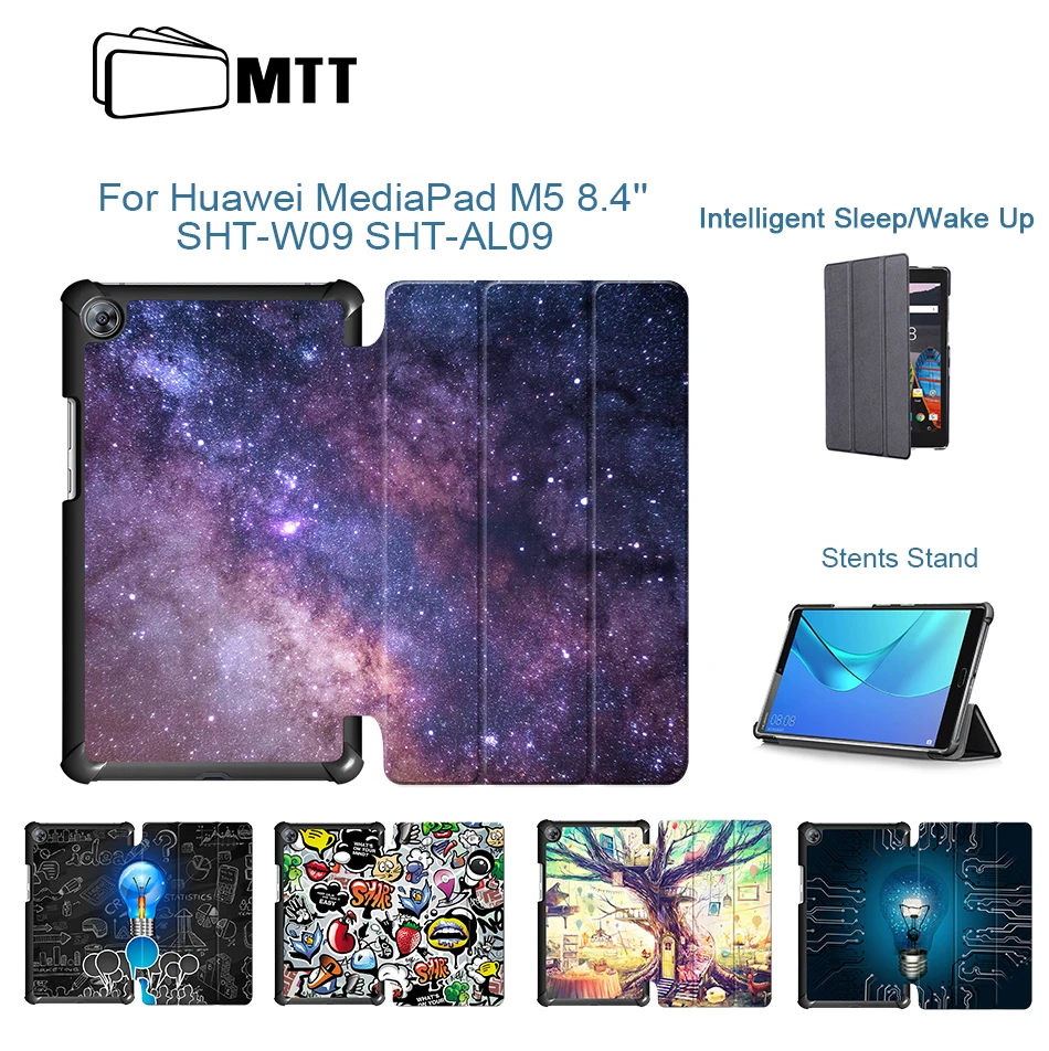 MTT из искусственной кожи чехол для huawei Mediapad M5 8,4 дюймов SHT-W09 SHT-AL09 Магнитный Флип-стенд смарт-чехол 8,4 ''чехол для планшета Funda
