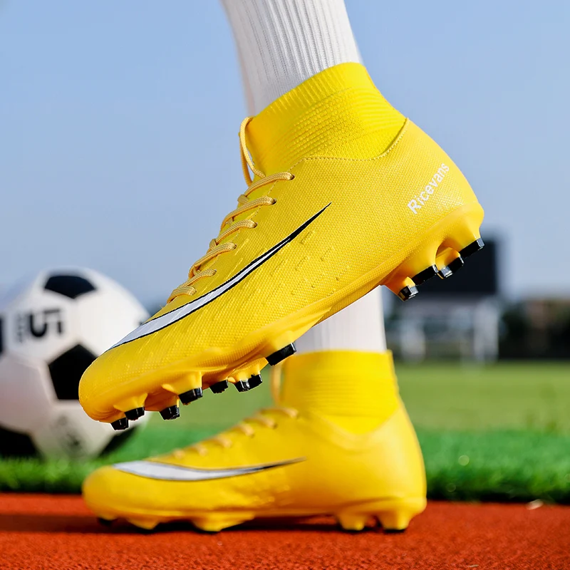 Мужской спортивный для футбола ботинки для детей взрослый Футбол Бутсы мужские футбольные бутсы тренировочные кроссовки обувь футбол Homme