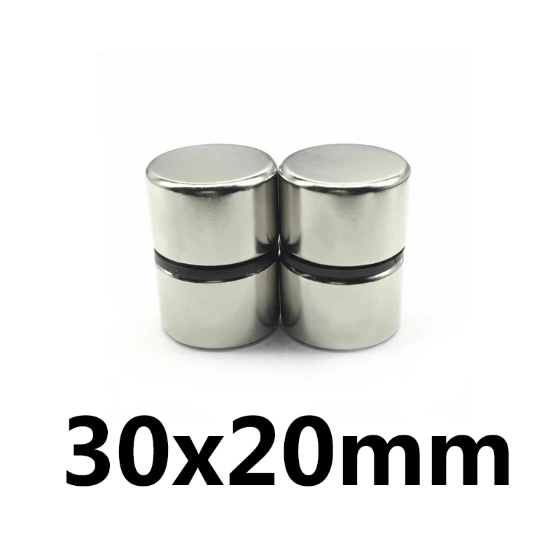 

10/20/30 pcs Strong N35 30*20mm Super Powerful Bulk Round NdFeB Neodymium Disc Magnets Dia 30mm x 20mm Rare Earth NdFeB Magnet