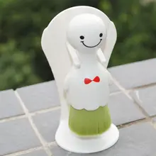 Креативная Милая солнечная кукла форма отшелушивающая Очистка лица кисть водоросли Антибактериальная для мытья лица инструмент для чистки макияжа с держателем