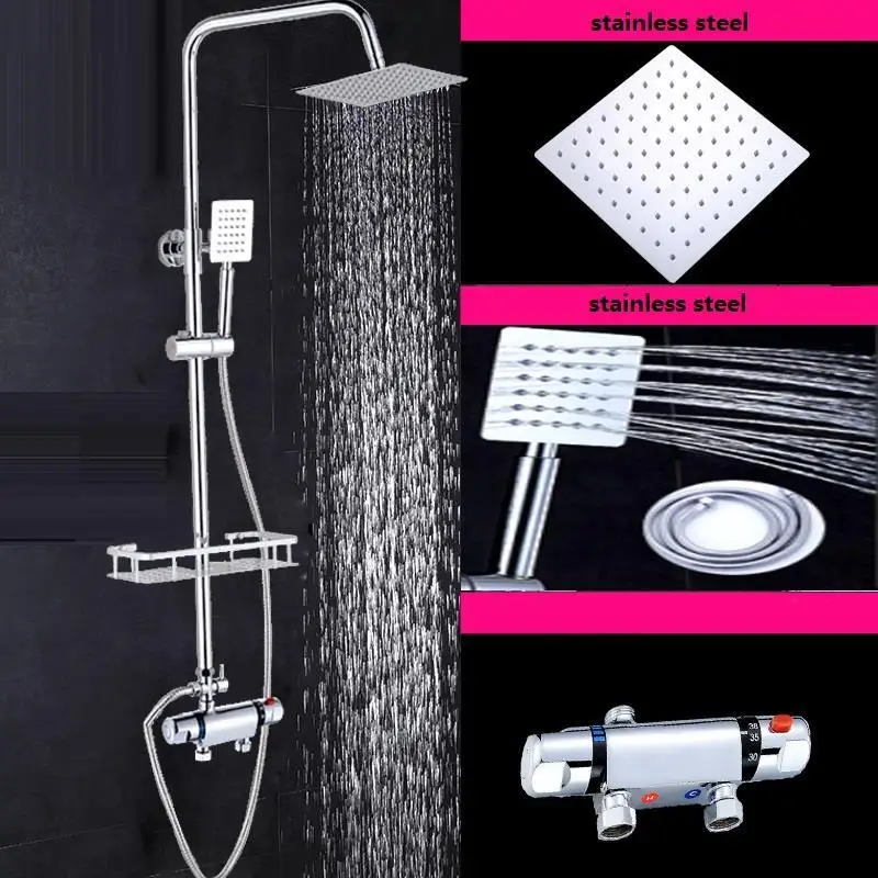 Version P Набор для душа Banheiro Lavabo Douchette Painel Doccia timna De Choveiro Regadera Electronica Ducha Douche Chuveiro Eletrico - Цвет: Version P