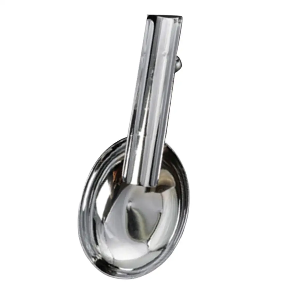 silver Пепельница для сигар, переносная, нержавеющая сталь, металлическая, европейская ложка, держатель для сигар, аксессуары - Color: silver