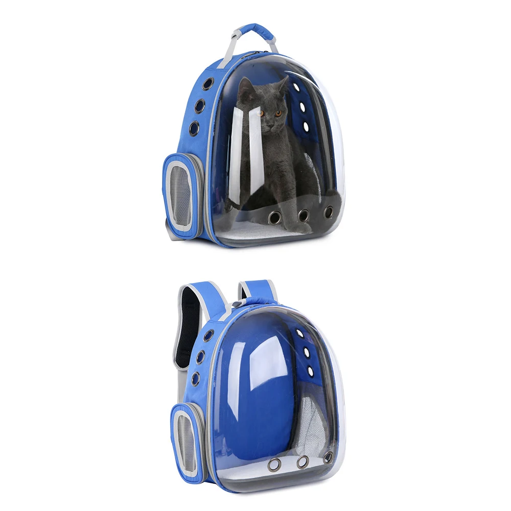 Breathable Pet Carrier Bag Clear Cat Bag Carrying Dog Bag Outdoor Travel Portable Breathable Capsule Cat Puppy Pet Backpack