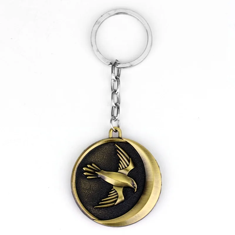 bronze Игра престолов House Stark Baratheon Lannister Targaryen Arryn Tully Martell Tyrell Greyjoy брелок для ключей со значком - Цвет: bronze