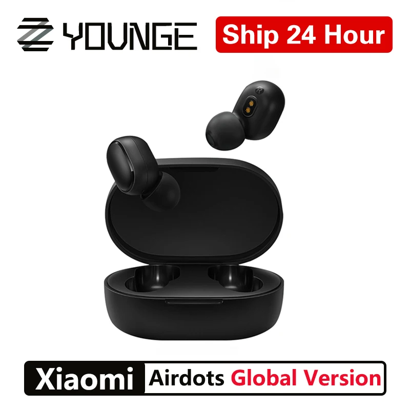 Xiaomi redmi airdots TWS Bluetooth 5 0 наушники стерео беспроводной шумоподавление с микрофоном