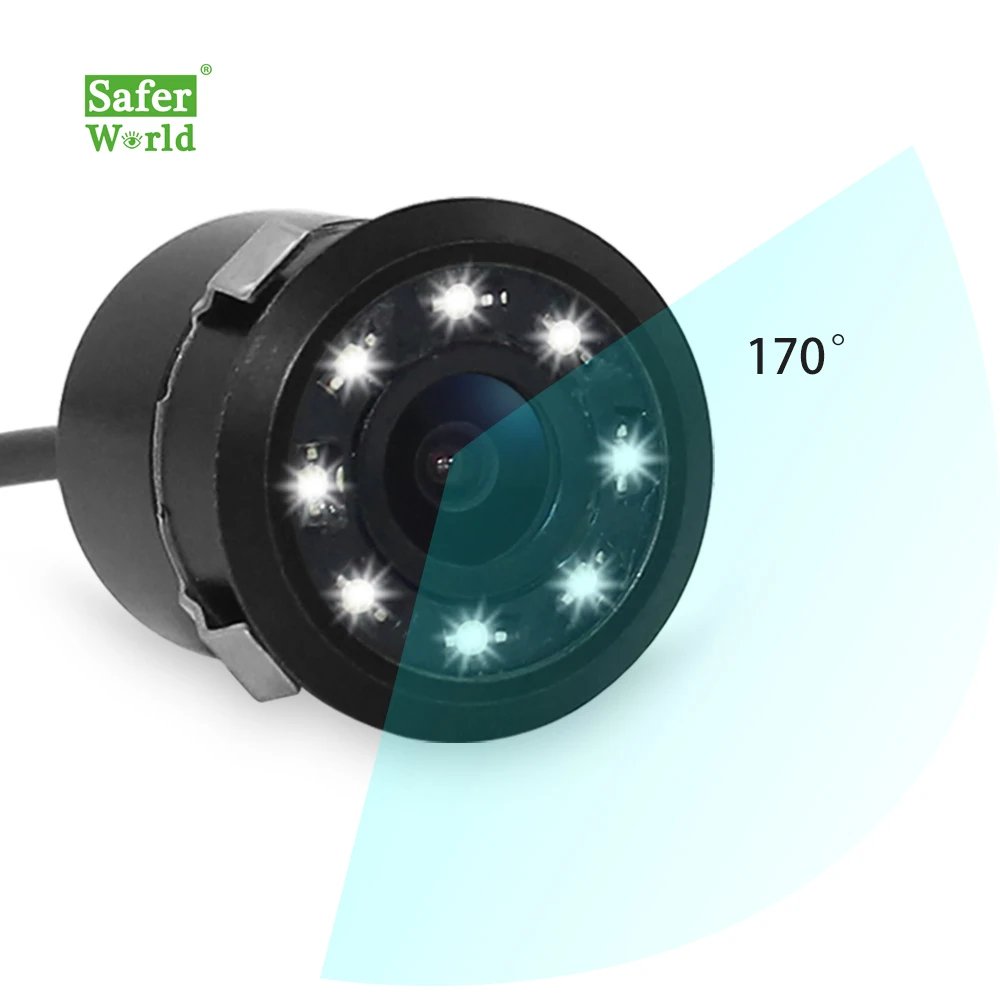 

Starlight Night Vision HD 8 LED Infrared 18.5MM Size Car Reversing Camera Kit