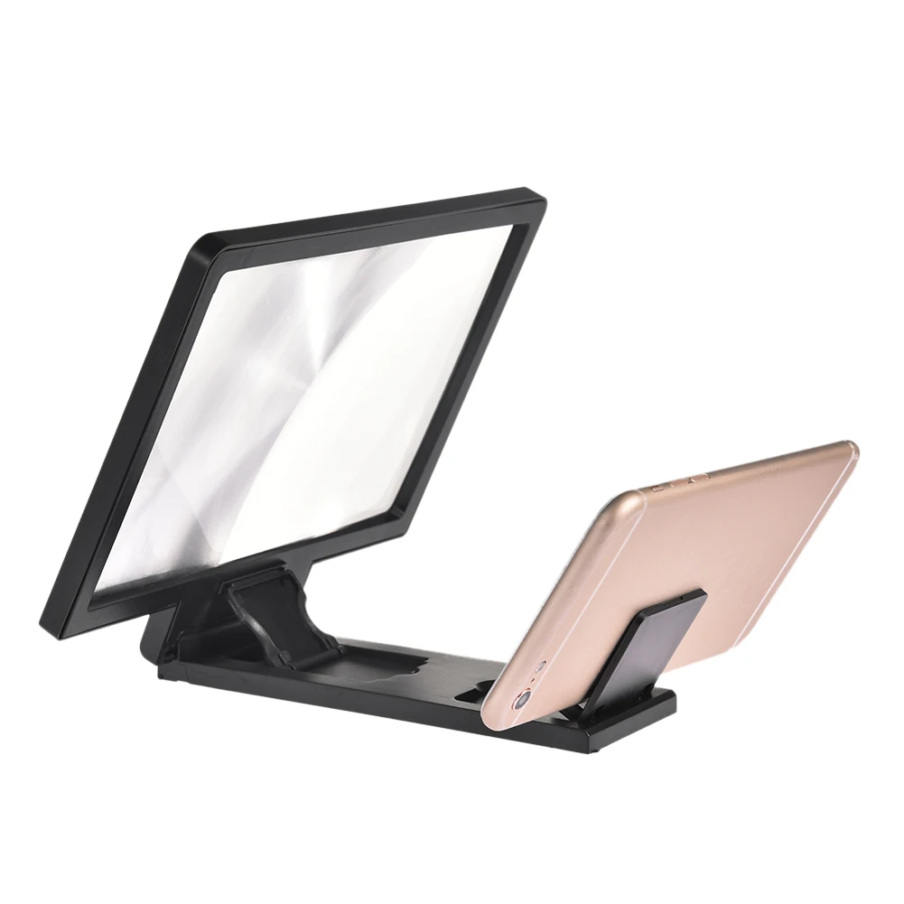 3D Screen Amplifier Mobile Phone Magnifying HD Stand For Video Folding Screen Enlarged Eyes Protection Holder Folding Stand